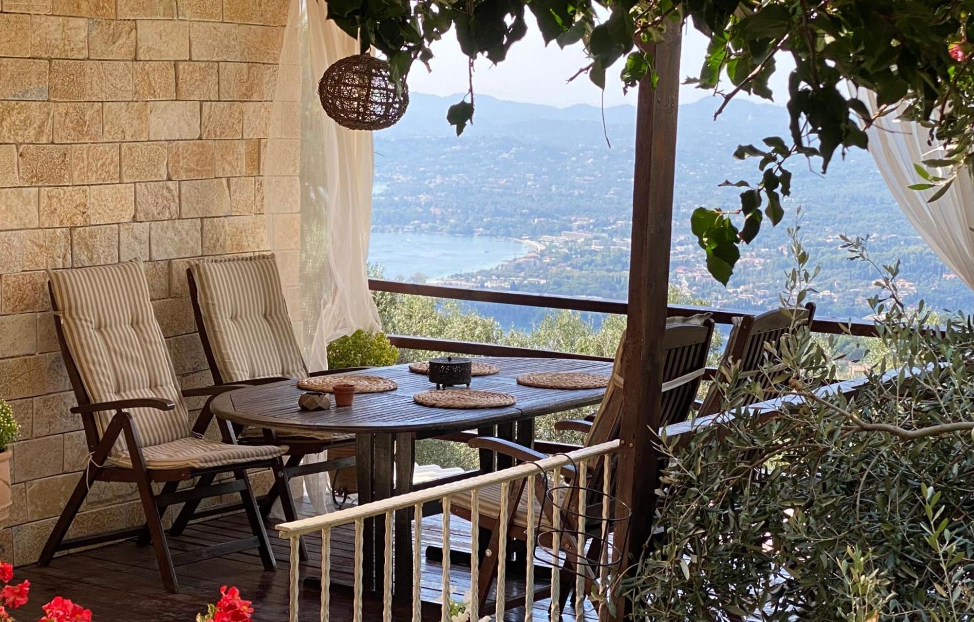 Lorantina Sea View Holiday House In Corfu - Near Barbati Beach Spartylas Eksteriør billede