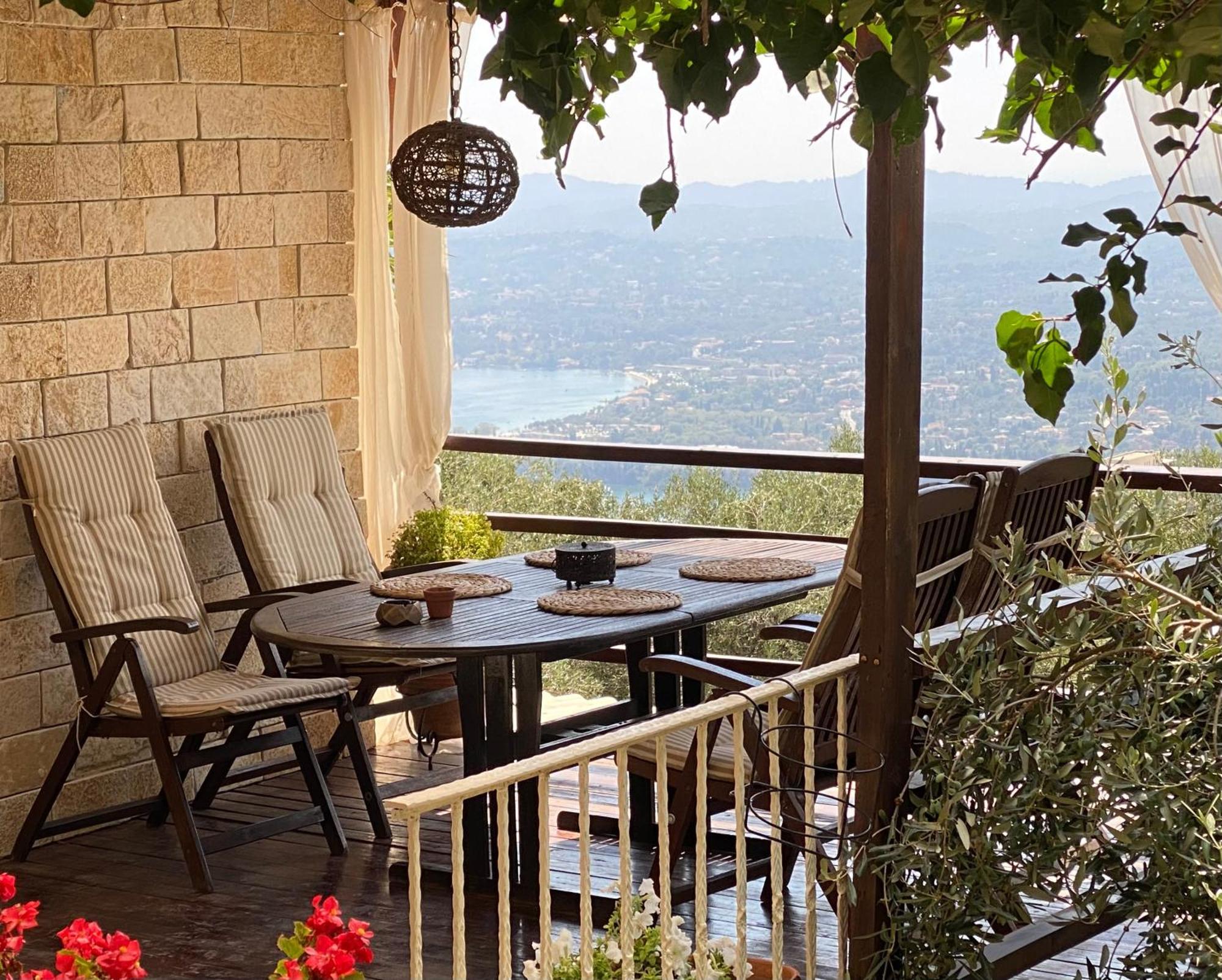 Lorantina Sea View Holiday House In Corfu - Near Barbati Beach Spartylas Eksteriør billede